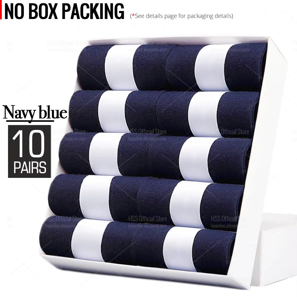 5/10 Pairs Men'S Cotton Blend Socks Black Business Men Socks Soft Breathable Summer Winter for Male Socks plus Size (6.5-14)