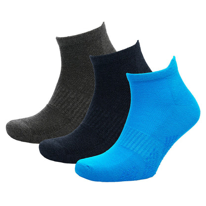 3 Pairs Unisex Sport Gym Yoga Non Slip Gripper Sole Trainer Liner Socks